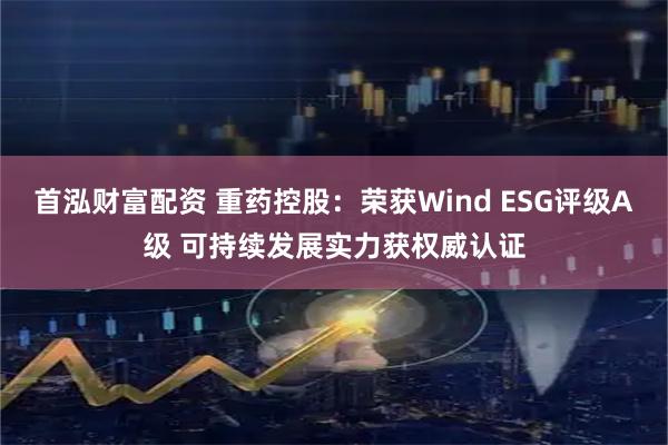首泓财富配资 重药控股:荣获Wind ESG评级A级 可持续发展实力获权威认证