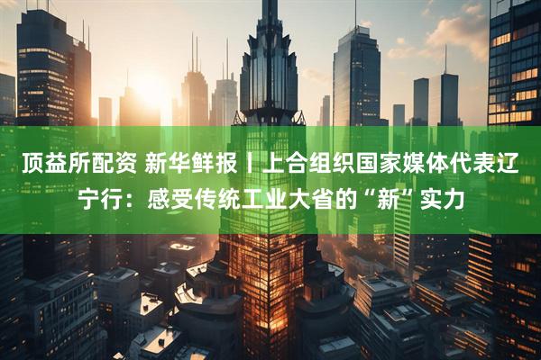 顶益所配资 新华鲜报丨上合组织国家媒体代表辽宁行：感受传统工业大省的“新”实力